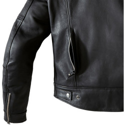 Giacca da moto in pelle Spidi Roadrunner nera Giacca da moto in pelle Spidi Roadrunner nera