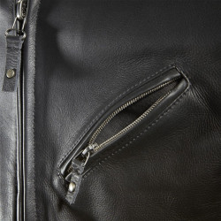 Giacca da moto in pelle Spidi Roadrunner nera Giacca da moto in pelle Spidi Roadrunner nera