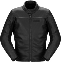 Giacca da moto in pelle Spidi Genesis nera