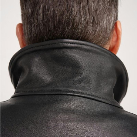 Giacca da moto in pelle Helstons Benny nera Giacca da moto in pelle Helstons Benny nera