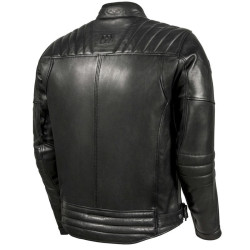 Giacca da moto in pelle Hevik Garage nera Giacca da moto in pelle Hevik Garage nera