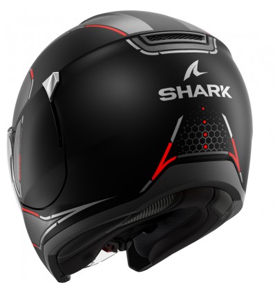 Casco Shark Helmets Citycruiser Krestone nero e rosso
