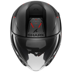 Casco Shark Helmets Citycruiser Krestone nero e rosso