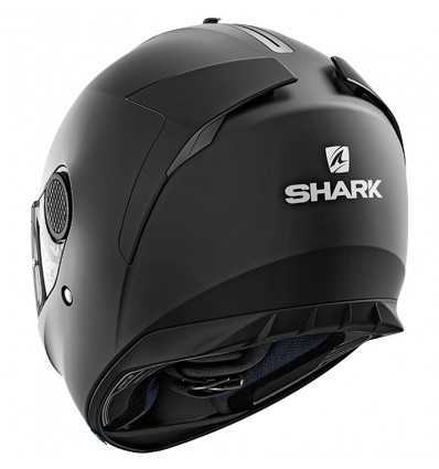 Casco Shark Spartan 1.2 monocolore nero opaco Casco Shark Spartan 1.2 monocolore nero opaco