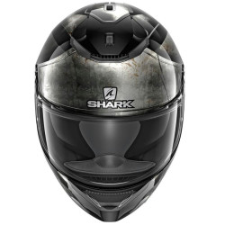Casco Shark Spartan Hoplite nero e argento Casco Shark Spartan Hoplite nero e argento