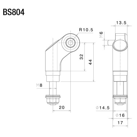 Adattatore Rizoma per montaggio specchi su varie moto Triumph Adattatore Rizoma per montaggio specchi su varie moto Triumph