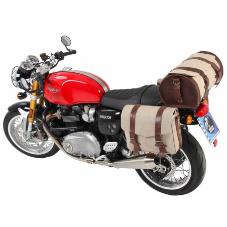 Telai laterali cromati Hepco & Becker C-Bow system per Triumph Thruxton 1200 e 1200R Telai laterali cromati Hepco & Becker C-Bow system per Triumph Thruxton 1200 e 1200R