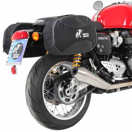 Telai laterali cromati Hepco & Becker C-Bow system per Triumph Thruxton 1200 e 1200R Telai laterali cromati Hepco & Becker C-Bow system per Triumph Thruxton 1200 e 1200R