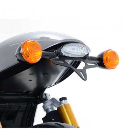 Portatarga R&G completo di faro led per Triumph Thruxton 1200 e 1200R Portatarga R&G completo di faro led per Triumph Thruxton 1200 e 1200R