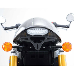 Portatarga R&G completo di faro led per Triumph Thruxton 1200 e 1200R Portatarga R&G completo di faro led per Triumph Thruxton 1200 e 1200R