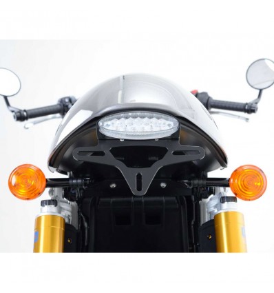 Portatarga R&G completo di faro led per Triumph Thruxton 1200 e 1200R Portatarga R&G completo di faro led per Triumph Thruxton 1200 e 1200R