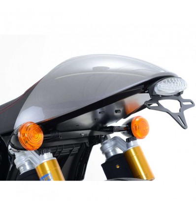 Portatarga R&G completo di faro led per Triumph Thruxton 1200 e 1200R Portatarga R&G completo di faro led per Triumph Thruxton 1200 e 1200R