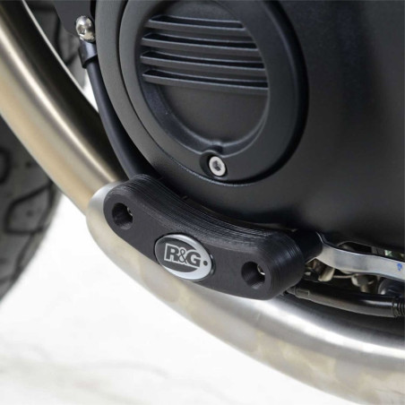 Slider R&G protezione motore per Triumph Thruxton 1200/R, Street Twin... Slider R&G protezione motore per Triumph Thruxton 1200/R, Street Twin...