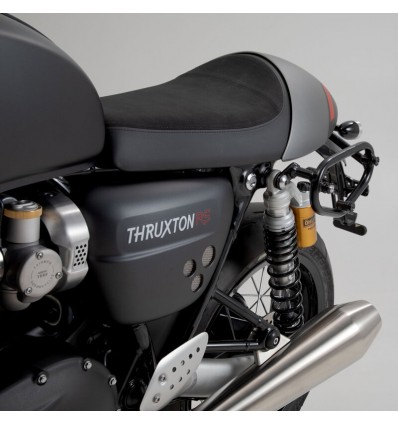 Telaio laterale SW-Motech per borse SLC su Triumph Thruxton 1200 RS Telaio laterale SW-Motech per borse SLC su Triumph Thruxton 1200 RS