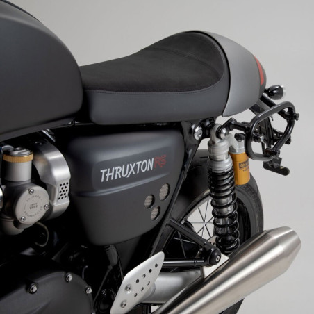 Telaio laterale SW-Motech per borse SLC su Triumph Thruxton 1200 RS Telaio laterale SW-Motech per borse SLC su Triumph Thruxton 1200 RS