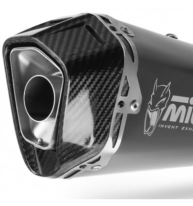 Scarico completo Mivv Delta Race Inox Black per Triumph Tiger Sport 660