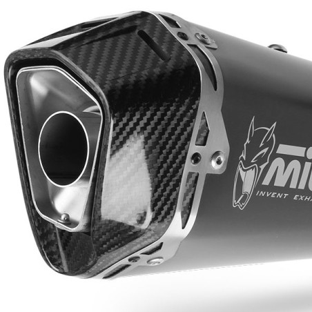 Scarico completo Mivv Delta Race Inox Black per Triumph Tiger Sport 660