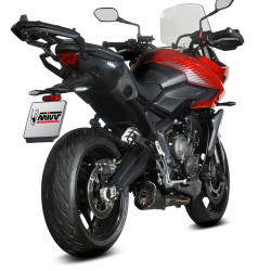 Scarico completo Mivv Delta Race Inox Black per Triumph Tiger Sport 660