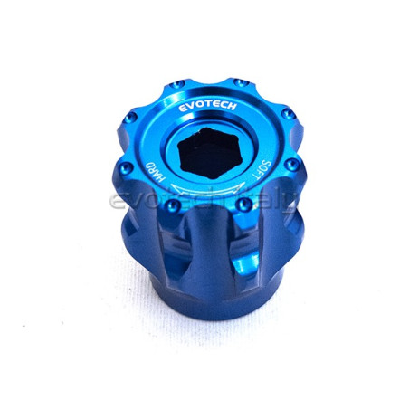 Manopola regolazione precarico Evotech per Triumph Tiger Sport 660 Manopola regolazione precarico Evotech per Triumph Tiger Sport 660