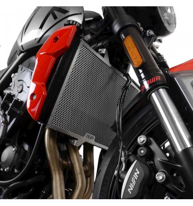 Griglia protezione radiatore R&G rossa per Triumph Tiger Sport 660 e Trident 660 Griglia protezione radiatore R&G rossa per Triumph Tiger Sport 660 e Trident 660