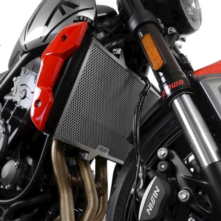 Griglia protezione radiatore R&G rossa per Triumph Tiger Sport 660 e Trident 660 Griglia protezione radiatore R&G rossa per Triumph Tiger Sport 660 e Trident 660