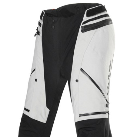Pantaloni donna tecnici da moto Clover Laminator 2 WP Lady grigi e neri Pantaloni donna tecnici da moto Clover Laminator 2 WP Lady grigi e neri