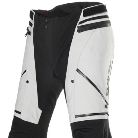 Pantaloni tecnici da moto Clover Laminator 2 WP grigi e neri Pantaloni tecnici da moto Clover Laminator 2 WP grigi e neri