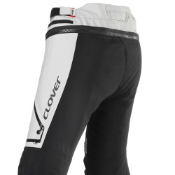 Pantaloni tecnici da moto Clover Laminator 2 WP grigi e neri Pantaloni tecnici da moto Clover Laminator 2 WP grigi e neri