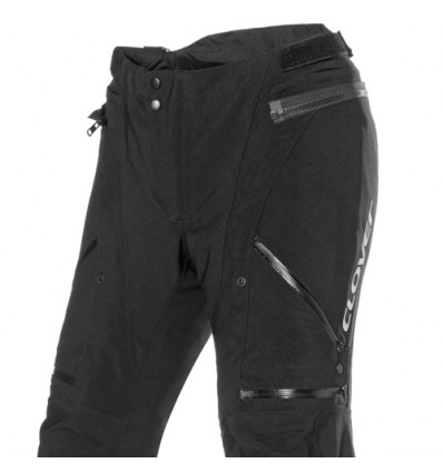 Pantaloni tecnici da moto Clover Laminator 2 WP neri Pantaloni tecnici da moto Clover Laminator 2 WP neri