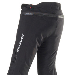 Pantaloni tecnici da moto Clover Laminator 2 WP neri Pantaloni tecnici da moto Clover Laminator 2 WP neri
