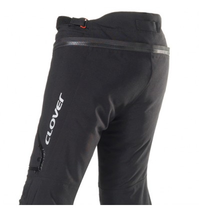 Pantaloni tecnici da moto Clover Laminator 2 WP neri Pantaloni tecnici da moto Clover Laminator 2 WP neri