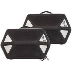 Valigie laterali Hepco & Becker Royster Speed 15 litri attacco C-Bow nere e grigie