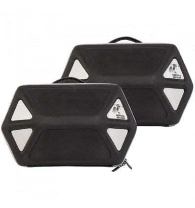 Valigie laterali Hepco & Becker Royster Speed 15 litri attacco C-Bow nere e grigie