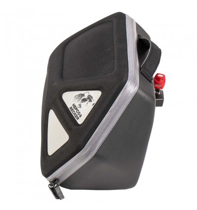 Valigie laterali Hepco & Becker Royster Speed 15 litri attacco C-Bow nere e grigie Valigie laterali Hepco & Becker Royster Speed 15 litri attacco C-Bow nere e grigie