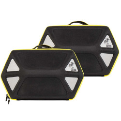 Valigie laterali Hepco & Becker Royster Speed 15 litri attacco C-Bow nere e gialle Valigie laterali Hepco & Becker Royster Speed 15 litri attacco C-Bow nere e gialle