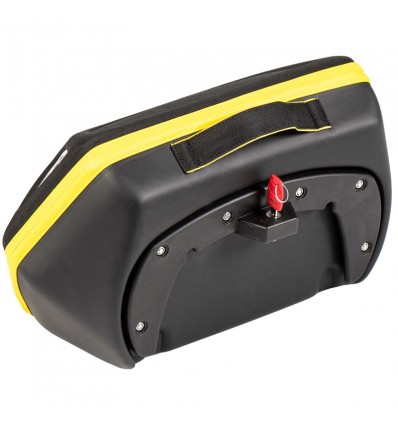Valigie laterali Hepco & Becker Royster Speed 15 litri attacco C-Bow nere e gialle Valigie laterali Hepco & Becker Royster Speed 15 litri attacco C-Bow nere e gialle