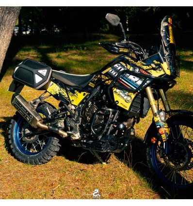 Valigie laterali Hepco & Becker Royster Speed 15 litri attacco C-Bow nere e gialle Valigie laterali Hepco & Becker Royster Speed 15 litri attacco C-Bow nere e gialle