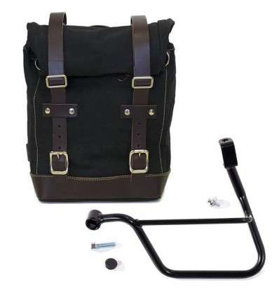 Kit borsa laterale sx Unit Garage in canvas per Triumph Bonneville T120 Kit borsa laterale sx Unit Garage in canvas per Triumph Bonneville T120