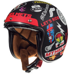 Casco MT-Helmets Le Mans 2 Anarchny A1 nero opaco Casco MT-Helmets Le Mans 2 Anarchny A1 nero opaco