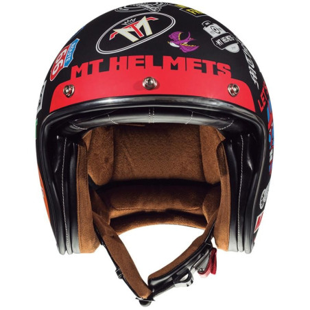 Casco MT-Helmets Le Mans 2 Anarchny A1 nero opaco Casco MT-Helmets Le Mans 2 Anarchny A1 nero opaco