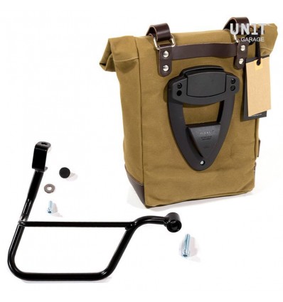 Kit borsa laterale dx Unit Garage in canvas per Triumph Bonneville T120 Kit borsa laterale dx Unit Garage in canvas per Triumph Bonneville T120