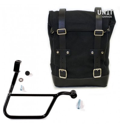 Kit borsa laterale dx Unit Garage in canvas per Triumph Bonneville T120 Kit borsa laterale dx Unit Garage in canvas per Triumph Bonneville T120
