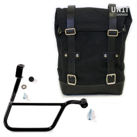 Kit borsa laterale dx Unit Garage in canvas per Triumph Bonneville T120 Kit borsa laterale dx Unit Garage in canvas per Triumph Bonneville T120