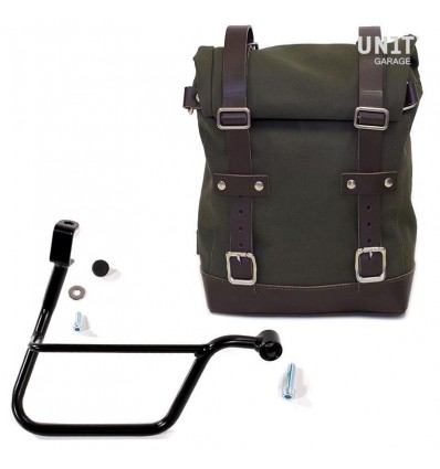 Kit borsa laterale dx Unit Garage in canvas per Triumph Bonneville T120 Kit borsa laterale dx Unit Garage in canvas per Triumph Bonneville T120