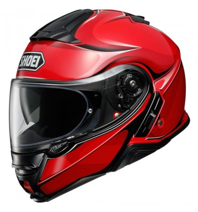 Casco Shoei Neotec 2 apribile Winsome TC-1 rosso e nero