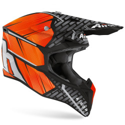 Casco Airoh enduro Wraap Idol arancio e antracite opaco Casco Airoh enduro Wraap Idol arancio e antracite opaco