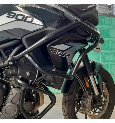 Paraserbatoio nero Hepco & Becker Solid per Triumph Tiger 850 Sport