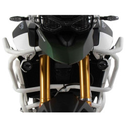 Paraserbatoio bianco Hepco & Becker Solid per Triumph Tiger 850 Sport Paraserbatoio bianco Hepco & Becker Solid per Triumph Tiger 850 Sport