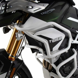 Paraserbatoio bianco Hepco & Becker Solid per Triumph Tiger 850 Sport Paraserbatoio bianco Hepco & Becker Solid per Triumph Tiger 850 Sport