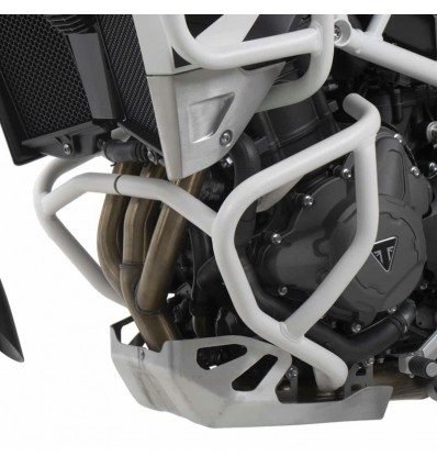 Paramotore bianco Hepco & Becker per Triumph Tiger 850 Sport Paramotore bianco Hepco & Becker per Triumph Tiger 850 Sport